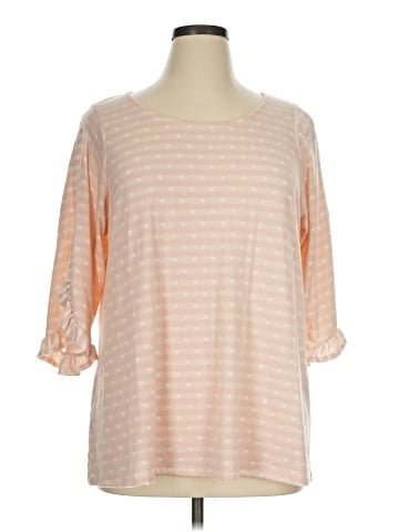 Rose + Olive Long Sleeve Blouse (view 1)