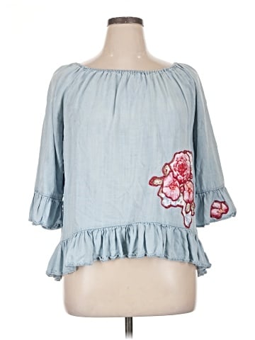The Limited 3/4 Sleeve Blouse (view 1)
