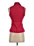 Express Red Sleeveless Button-Down Shirt Size 1 - 2 - photo 2