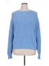 Gap 100% Cotton Solid Blue Pullover Sweater Size XL - photo 1