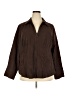 Cato 100% Polyester Brown Jacket Size 22 - photo 1