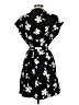POPSUGAR 100% Polyester Floral Black Casual Dress Size M - photo 2