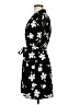 POPSUGAR 100% Polyester Floral Black Casual Dress Size M - photo 5