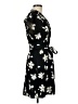 POPSUGAR 100% Polyester Floral Black Casual Dress Size M - photo 4