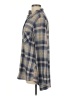 Keren Hart Plaid Gray Long Sleeve Blouse Size M - photo 5