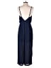 Collective Concepts Solid Blue Jumpsuit Size M - photo 2