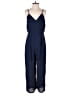 Collective Concepts Solid Blue Jumpsuit Size M - photo 1