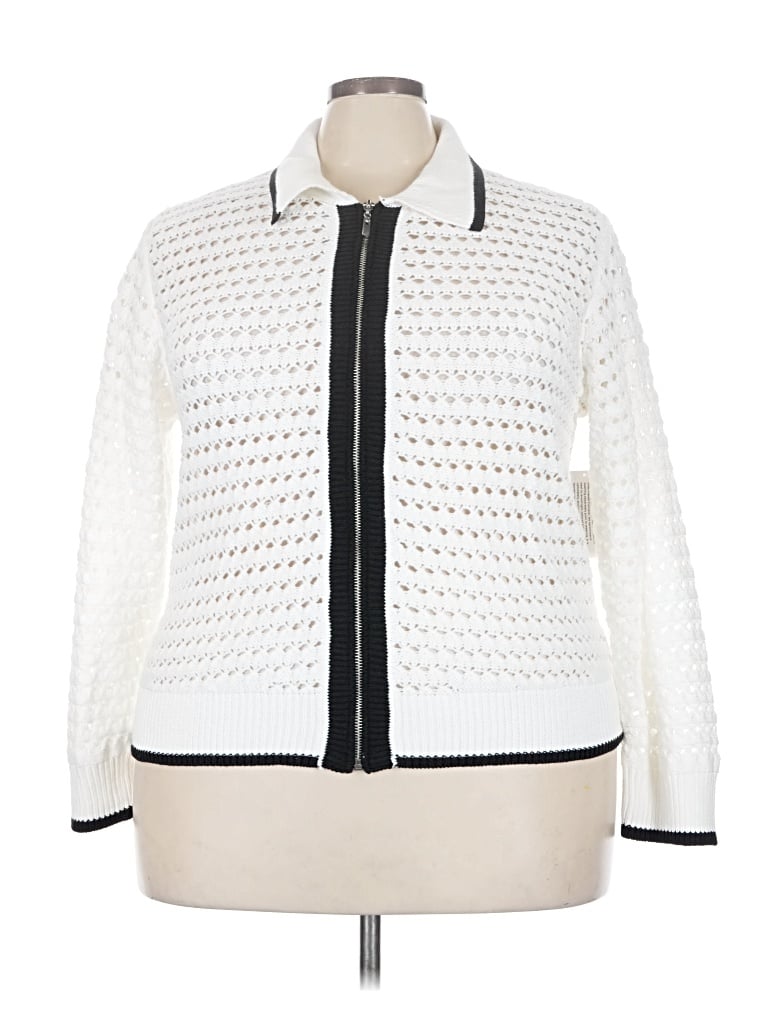 And Now This Cardigan Sweater In White