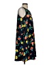 Merona 100% Polyester Print Black Casual Dress Size S - photo 4