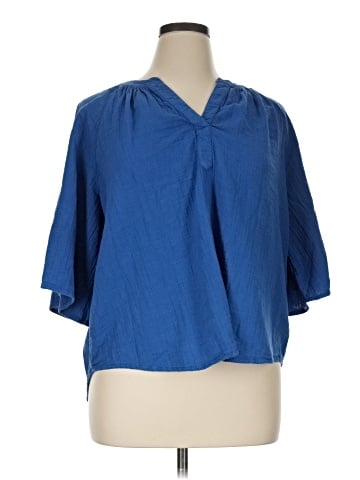 wonderly 3/4 Sleeve Blouse (view 1)