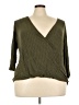 Cato Green 3/4 Sleeve Top Size 22/24W - photo 1