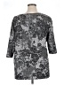 Catherines Paisley Silver 3/4 Sleeve T-Shirt Size 1X (petite) - photo 2