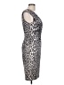 Cache Animal Print Gray Cocktail Dress Size 10 - photo 4