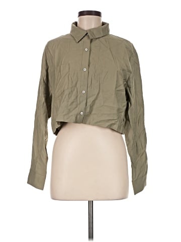 WAYF Long Sleeve Button-Down Shirt (view 1)