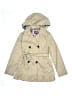 Pink Platinum 100% Polyester Tan Raincoat Size 10 - 12 - photo 1