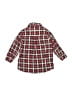 OshKosh B'gosh 100% Cotton Plaid Red Long Sleeve Button-Down Shirt Size 4T - photo 2