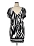 Cache Stripes Black Casual Dress Size 14 - photo 1