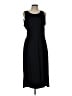 Gap 100% Cotton Solid Black Casual Dress Size L - photo 1