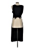 Gap 100% Cotton Solid Black Casual Dress Size L - photo 2