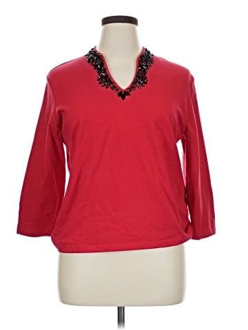 Ruby Rd. 3/4 Sleeve Top (view 1)