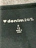 Denim 24/7 Black Short Sleeve Top Size S - photo 7