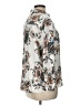 Chico's Floral Ivory 3/4 Sleeve Blouse Size Lg Petite (2) - photo 5