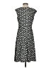 Wisp Print Black Casual Dress Size 4 - photo 2