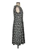 Wisp Print Black Casual Dress Size 4 - photo 4