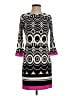 Eliza J Graphic Black Cocktail Dress Size 0 (petite) - photo 1