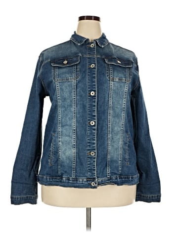 White Mark Denim Jacket (view 1)