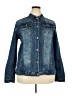White Mark Blue Denim Jacket Size 2X - photo 1