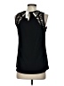 Pixley Black Sleeveless Blouse Size S - photo 2