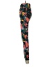 Pop Fit Floral Orange Casual Pants Size XS - photo 5