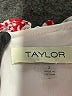 Taylor 100% Polyester Paisley Red Jumpsuit Size 2 - photo 4