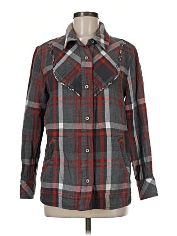 CAbi Long Sleeve Button-Down Shirt (view 1)