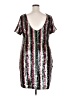 Violeta by Mango 100% Polyester Silver Cocktail Dress Size 18 - photo 2