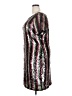 Violeta by Mango 100% Polyester Silver Cocktail Dress Size 18 - photo 5