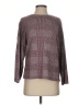 Zara W&B Collection Plaid Burgundy Pullover Sweater Size S - photo 1