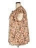 DR2 100% Polyester Brown Sleeveless Blouse Size 3X - photo 5