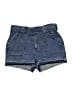 Express Blue Denim Shorts Size 2 - photo 1