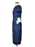 JS Collections 100% Nylon Paisley Blue Casual Dress Size 4 - photo 5