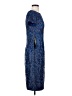 JS Collections 100% Nylon Paisley Blue Casual Dress Size 4 - photo 4