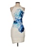 Guess Graphic Ivory Cocktail Dress Size 0 - photo 1