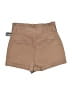 Express Solid Brown Khaki Shorts Size 4 - photo 2