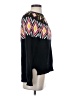 BCBGMAXAZRIA Chevron-herringbone Black Pullover Sweater Size S - photo 4