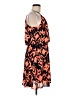 Collective Concepts 100% Polyester Print Orange Casual Dress Size M - photo 4