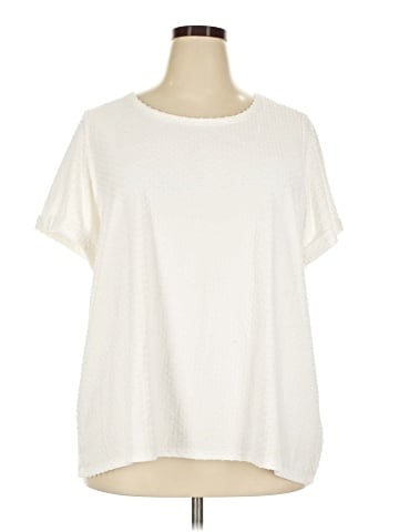 Rose + Olive Short Sleeve Top (view 1)