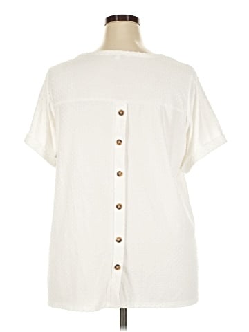 Rose + Olive Short Sleeve Top (view 2)