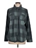 32 Degrees Argyle Green Long Sleeve Blouse Size L - photo 1