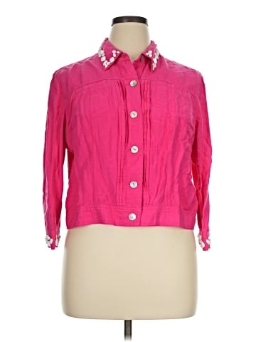 Ruby Rd. 3/4 Sleeve Button-Down Shirt (view 1)
